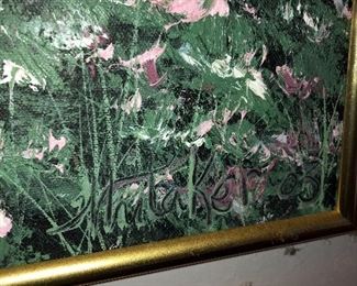Signed oil painting, Whitaker