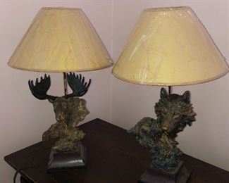 Moose & Wolf lamps