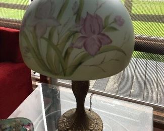 Reverse painting lamp