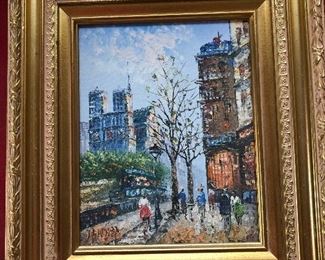 signed oil, 8 x 10