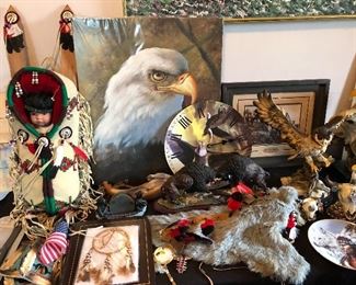 Eagles and Native American decor