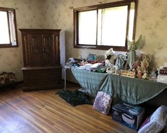 Armoire, seasonal decor