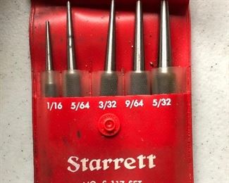 Starrett No S117 set center punches