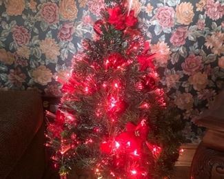 Fiber optic Christmas tree