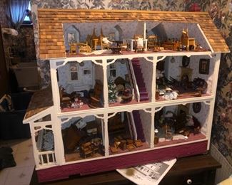 Dollhouse and furniture......