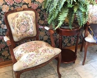 (4) total armchairs