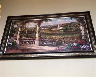 Framed artwork.....