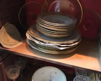 Vintage Tiffany plates