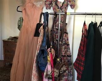 Vintage clothing gowns...