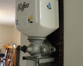 Whomever buys the coffee grinder...the glass dispenser will be at the cashier when purchased. Theft is a problem!