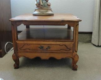 2- Side/End tables 26" square w/drawer