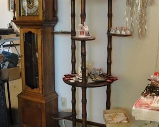 Grandfather clock is not running so it is a project for a clock repair guy! 16" wide x 9" deep