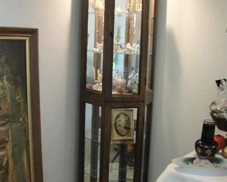 Lighted Display Case 11" deep x 25" wide x 72" tall