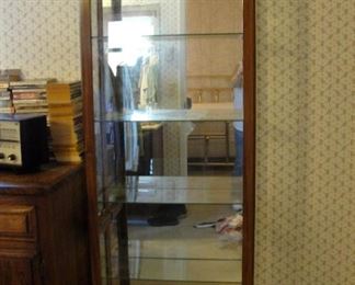 Lighted Display Case 27" wide x 12" deep x 72" tall
