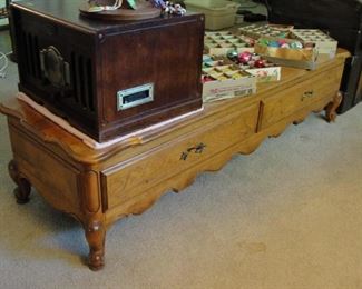 Coffee Table w/2 Drawers 20" wide x 60" long