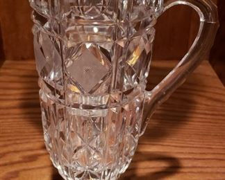 crystal pitcher