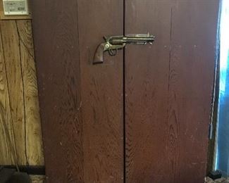 Hand made gun cabinet 