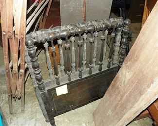 vintage childs bed