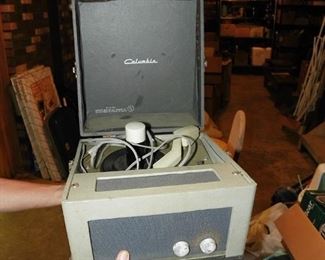 Vintage Columbia Record player