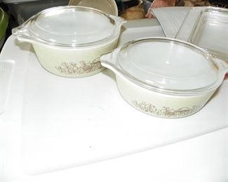 Assortment of Pyrex