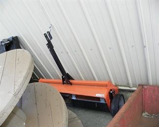 lawn sweeper and bag