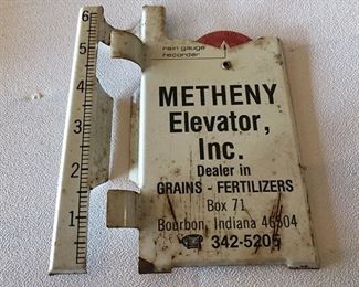 Metheny Elevator rain gauge