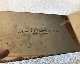 Bourbon Elevator 1965 adv piece