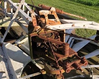 Closeup of windmill