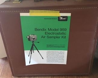 Bendix Model 959 Electrostatic Air Sampler Kit
