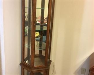 Corner Curio Cabinet