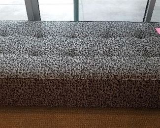Fabric large end of bed seat