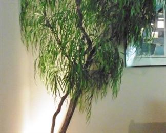 Large artificial willow tree