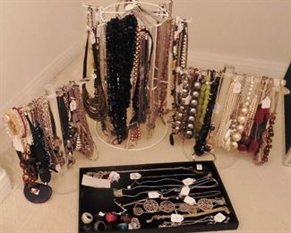 Some of the costume jewelry. No gold or silver