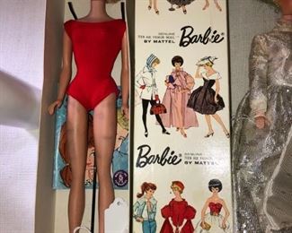 1963 Bubblecut Barbie in the box