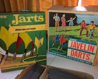Two vintage Jarts games