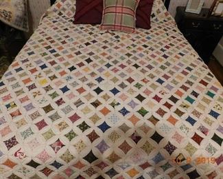 Handmade Cathedral quilt.
