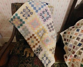 Great handmade quilts.