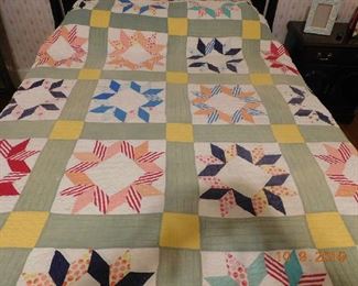 Handmade quilt.