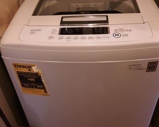 LG WASHER - BARELY USED!