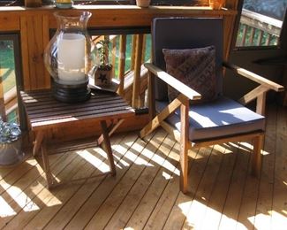 lovely wooden sun porch furniture