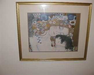 Klimt framed print