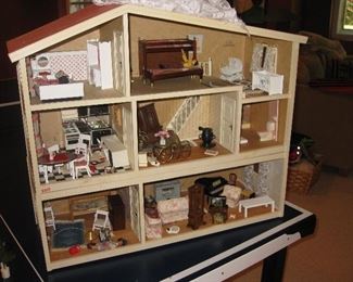 furnished dollhouse