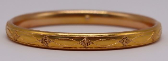 JEWELRY Etruscan Revival Style kt Gold Bracelet