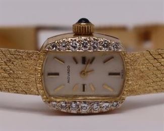 JEWELRY Ladies Vintage kt Gold Movado Watch