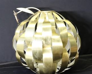 MIDCENTURYLarge Gilt Alluminium Sphere Form