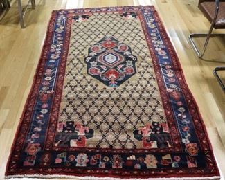 Vintage And Finely Hand Woven Area Carpet