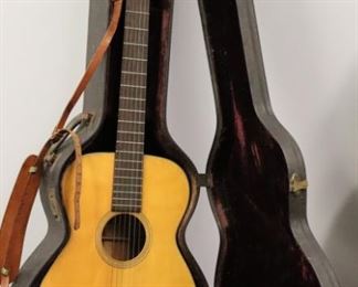 Vintage Martin Co String Guitar In Case