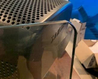 Beveled glass table