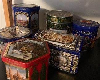Biscuit tins from Germany