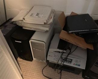 Printers and electronics -scraps and parts